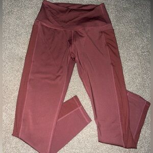 Pink full length leggings